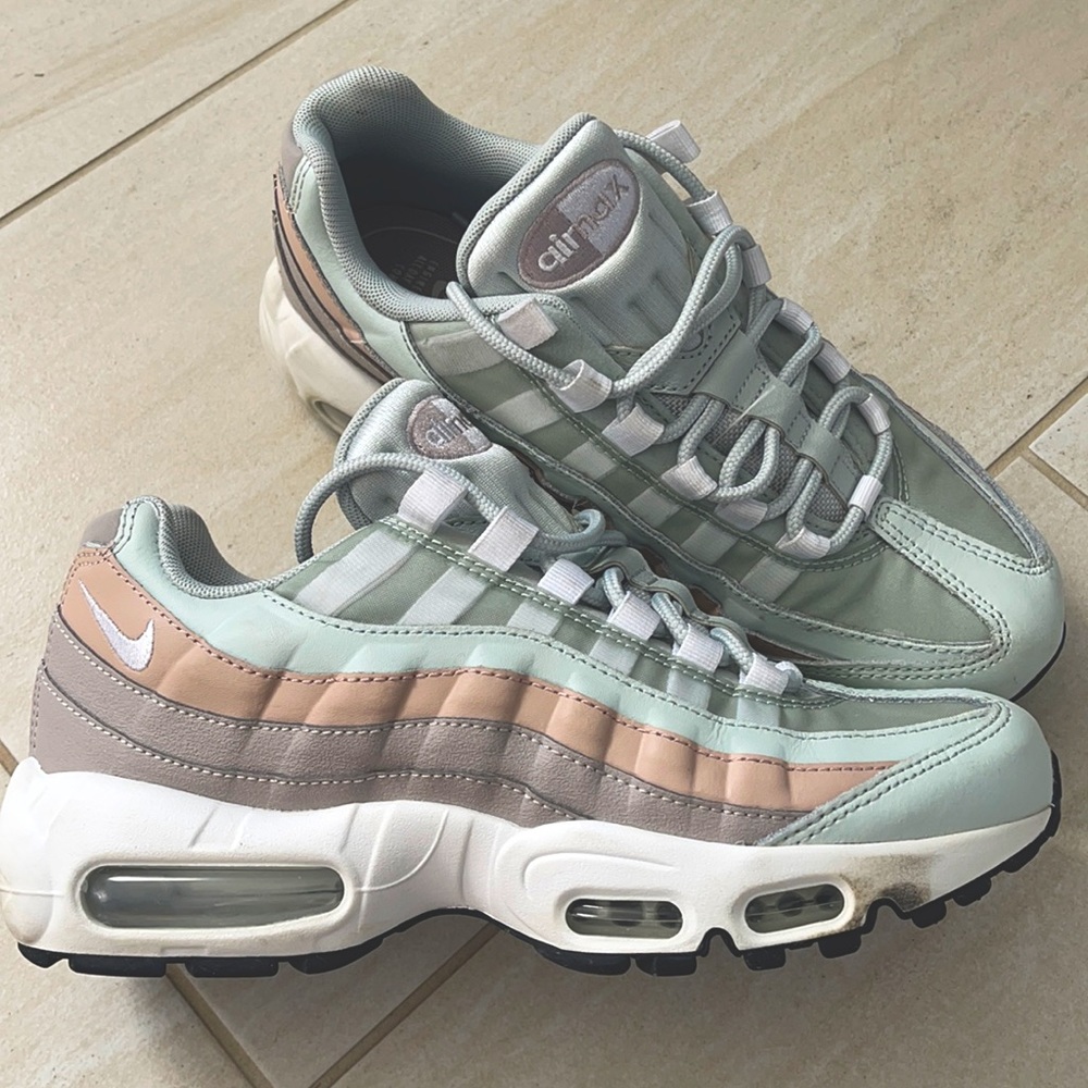 Air max 95 mint green leather